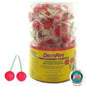 LOLLIPOP CHERRY CREST 30 PCS