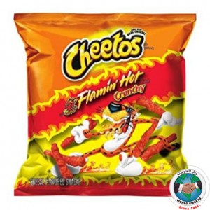 CHETOS CRUNCHY CHILLI HOT 16 PCS