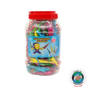 UMBRELLA CHOCOLATE JAR 100 PCS