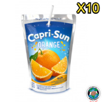 CAPRI SUN ORANGE 200 ML 10 PCS