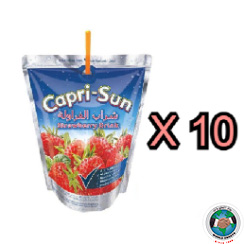 CAPRI SUN STRAWBERRY 200 ML 10 PCS