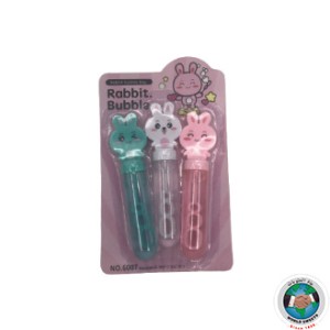 BUBBLE SOAP RABBIT 3PCS - 6007