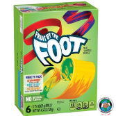 FRUIT BY THE FOOT FRUIT MIX 6 PC 128GM