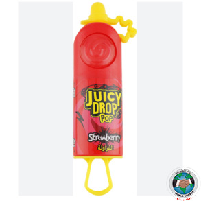 BAZOOKA JUICY DROP POP STRAW 26GM