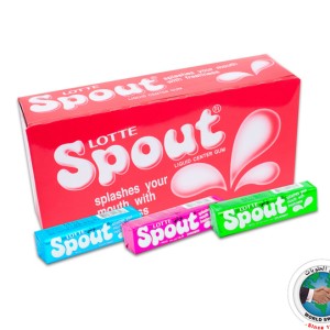 SPOUT RED GUM 54 PCS (PEPPERMINT/SPERMINT/CINNAMON)