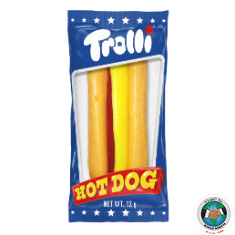 TROLLI HOT DOG GUMMI 12 GM