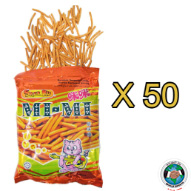 MI MI PRAWN FLAVOR SNACK BAG 50PCS 10GM