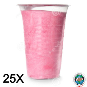 COTTON CANDY MIX GLASS 25 PC