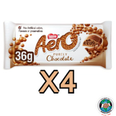 AERO PURELY MILK CHOCOLATE 4 PCS 36G