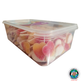 ROYAL JELLY SUGARED BIG HEART JAR 1KG
