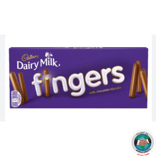 CADBURY FINGERS MILK CHOCOLATE BISCUITS 114 GM
