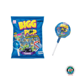 LOLLIPOP BIGG POP XXL BLUEBERRY BAG 50PCS 18G