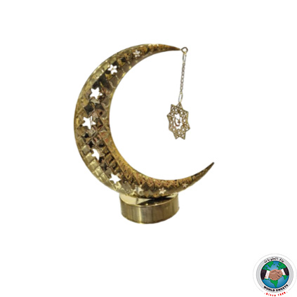 RAMADAN SMALL MOON LANTERN WITH STAR CRESCENT