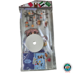 GARGEEAN TRANSPARENT BAG WITH CARD AND ROLLS FOR BOYS