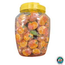 GUMMY ORANGE CANDY JAR 50PCS 16G