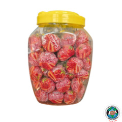 GUMMY STRAWBERRY CANDY JAR 50PCS 16G